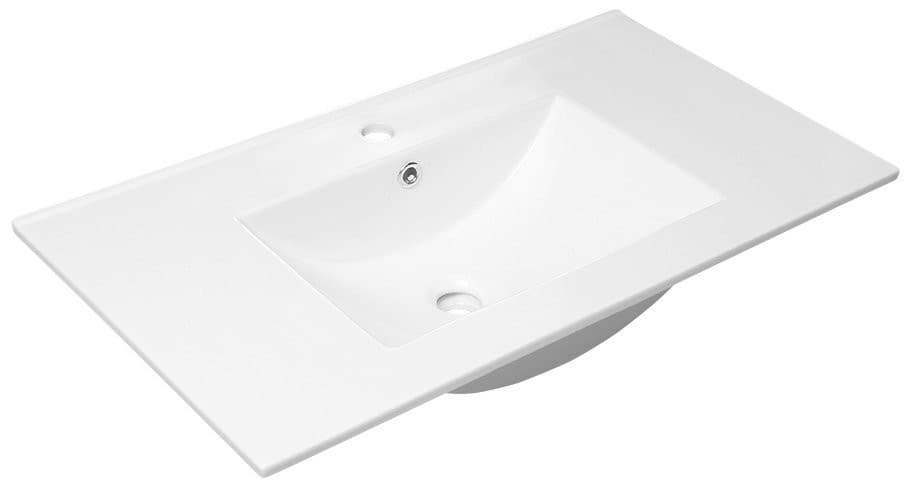 SLIM umywalka meblowa prostokątna 90x46cm, biały