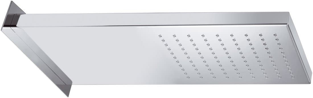 Deszczownica ścienna, 500x200mm, stal nierdzewna polerowana