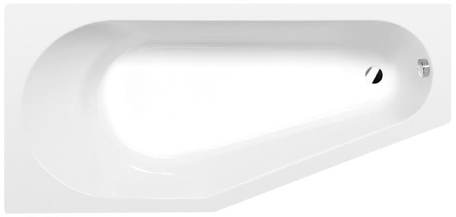 TIGRA L wanna asymetryczna 170x80x46 cm, lewa, akryl