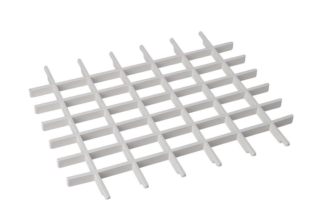 Uniwersalna kratka do zlewu wiszącego, plastikowa, biała
