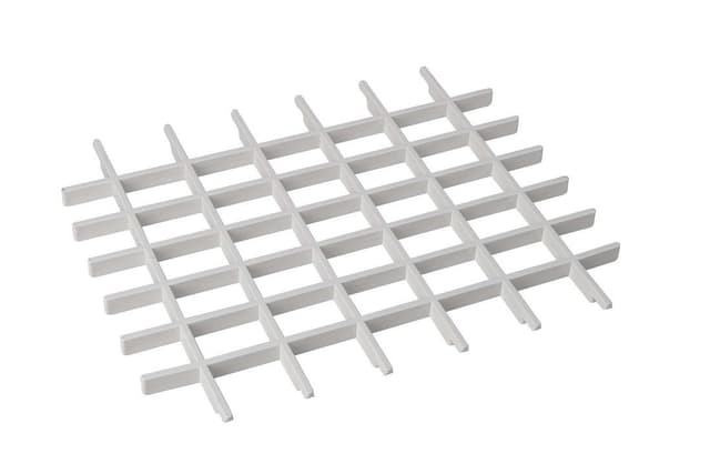 Uniwersalna kratka do zlewu wiszącego, plastikowa, biała