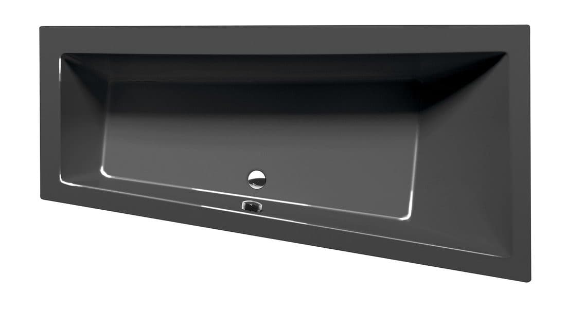 Wanna asymetryczna ANDRA R 160x90x45 cm, szara