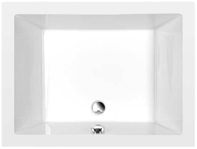 DEEP brodzik prysznicowy głęboki akrylowy 100x75x26cm, biały