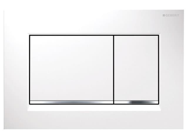 GEBERIT SIGMA30 przycisk spłukujący, biały/chromowy połysku