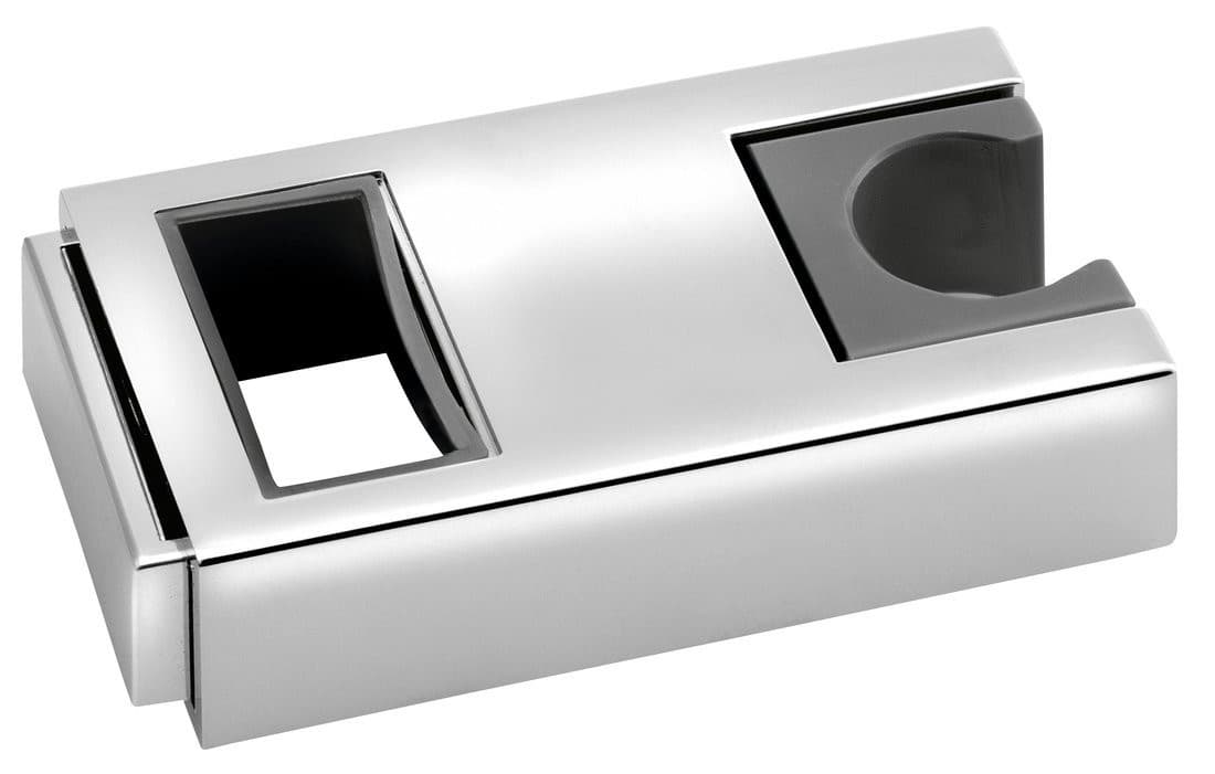 Zapasowy suwak do drążka prysznicowego 30x15 mm, z ABS i chromem