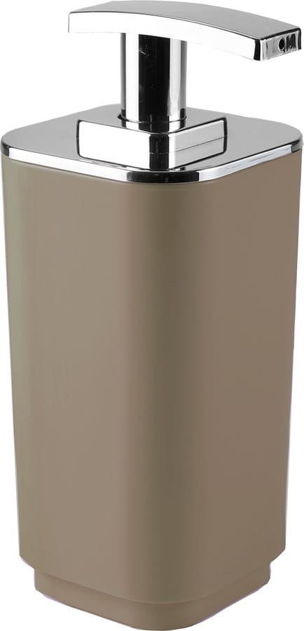 SEVENTY dozownik mydła do postawienia, beżowy, kanciaste (250 ml)