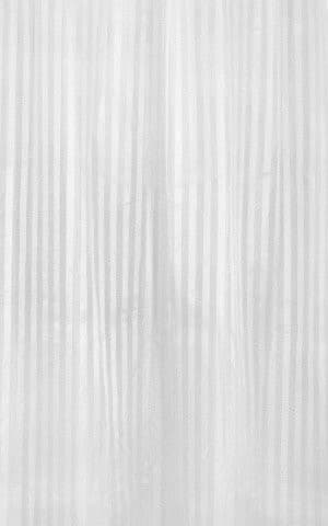 Zasłonka prysznicowa 180x200 cm, poliester, biała