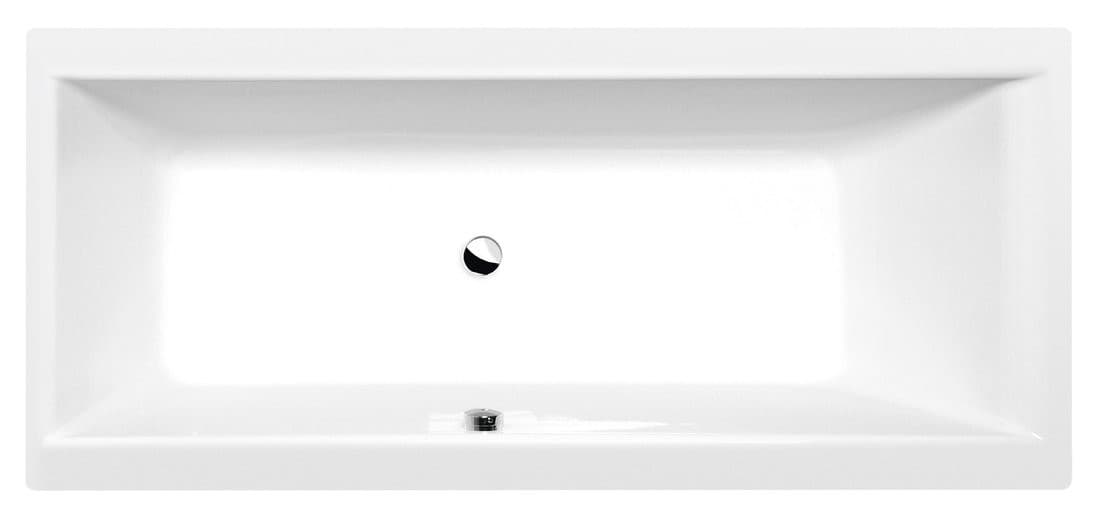CLEO prostokątna wanna akrylowa 170x75x48 cm, biały