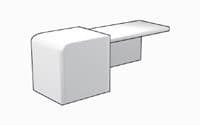Narożnik aluminium anodowane mat 10 mm - Listwy H