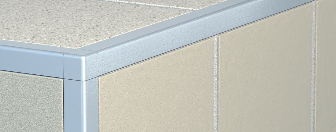 Narożnik aluminium anodowane mat 10 mm - Listwy H