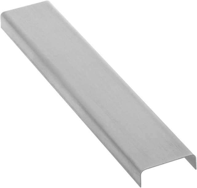 Profil fugowy U, 100 cm, 10 mm, szczotkowana stal nierdzewna
