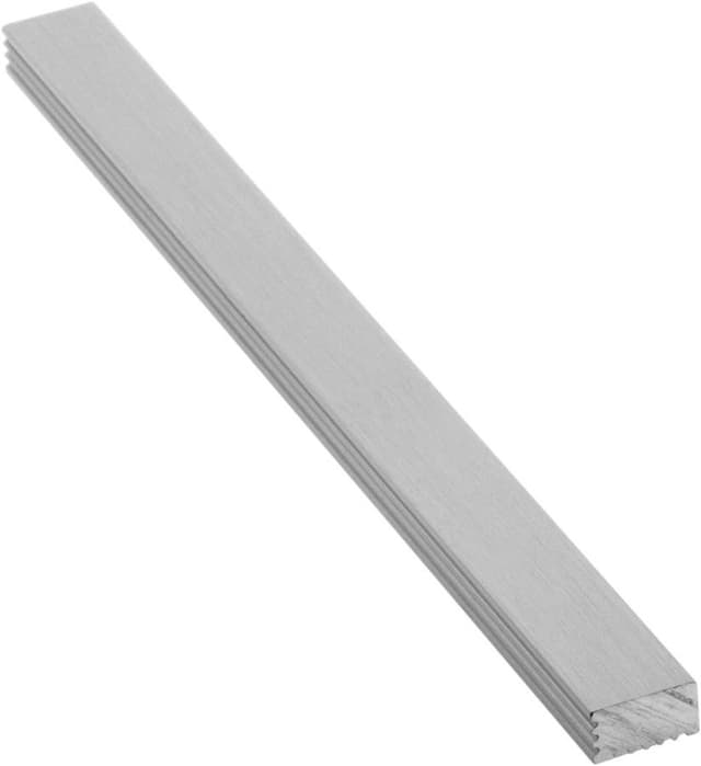 Profil fugowy U, aluminiowy szczotkowany 100 cm (9x5 mm)