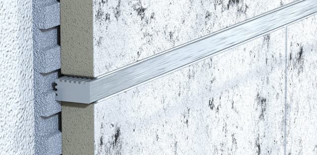 Profil fugowy U, aluminiowy szczotkowany 100 cm (9x5 mm)