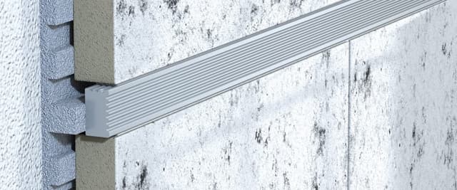 Profil fugowy U, aluminiowy szczotkowany 100 cm (9x5 mm)