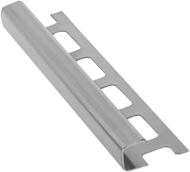 Profil narożny H, 250 cm, 8 mm, stal nierdzewna półpołysk