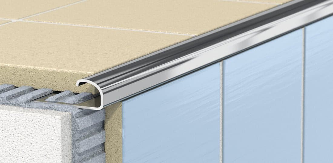 Profil narożny typ O, 250cm, 10mm, stal nierdzewna półpołysk