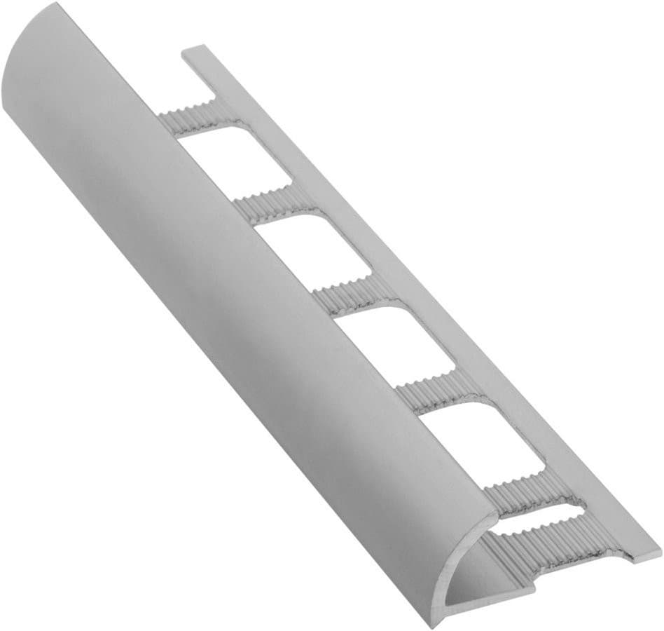 Narożny profil typu O, 250 cm, 8 mm, anodowane aluminium matowe