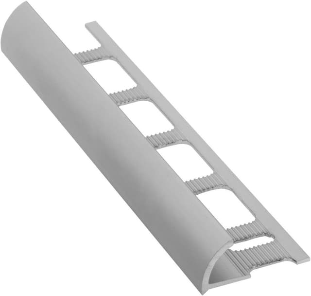 Narożny profil typu O, 250 cm, 8 mm, anodowane aluminium matowe