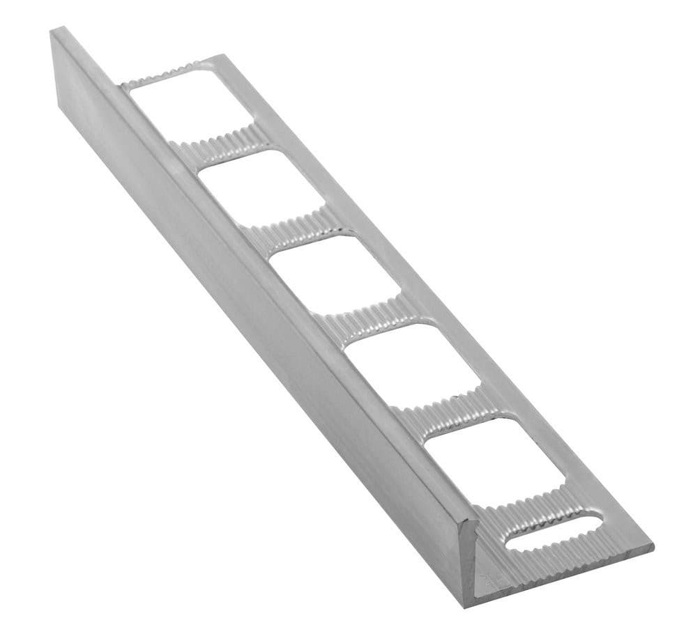 Narożny profil typu L, 250 cm, 8 mm, anodowane aluminium matowe