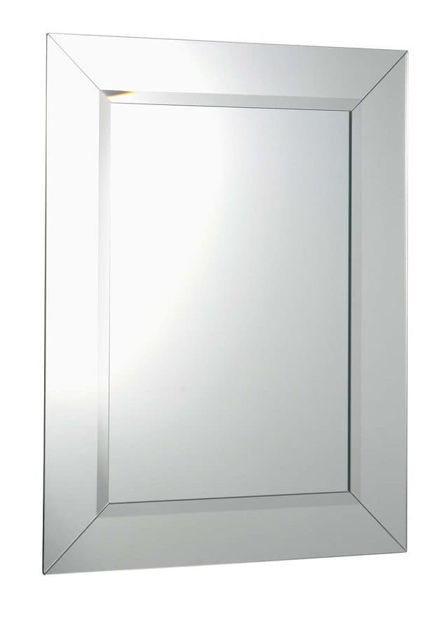 ARAK lustro fazowane z listwami, prostokątne 60x80 cm