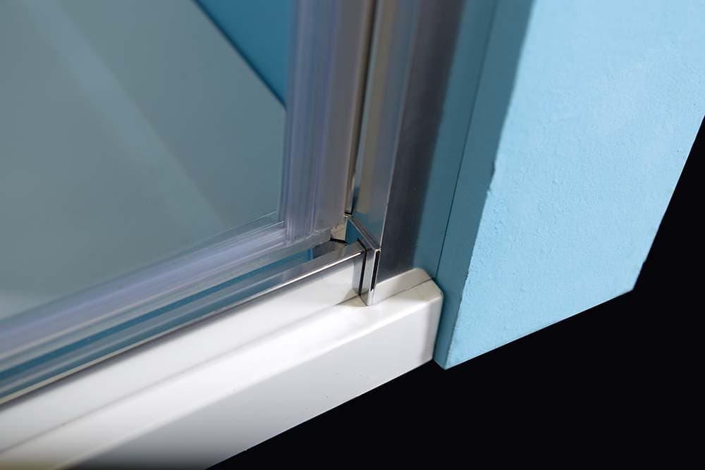 EASY drzwi prysznicowe obrotowe 880-1020 mm, szkło przezroczyste