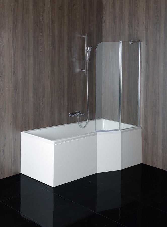 Wanna asymetryczna VERSYS L 160x84x47 cm, biała