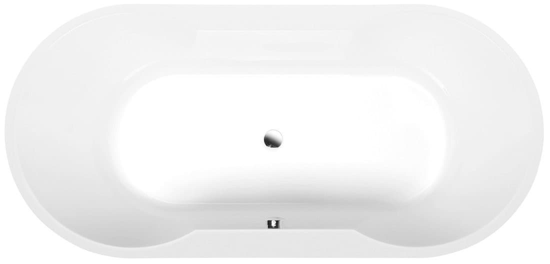 IO wanna owalna 180x85x49 cm, akryl, biała