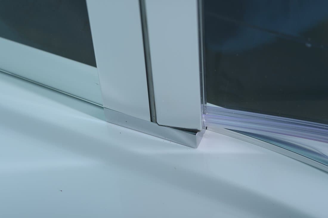 ZOOM drzwi prysznicowe 1800 mm, szkło hartowane z powłoką Antidrop