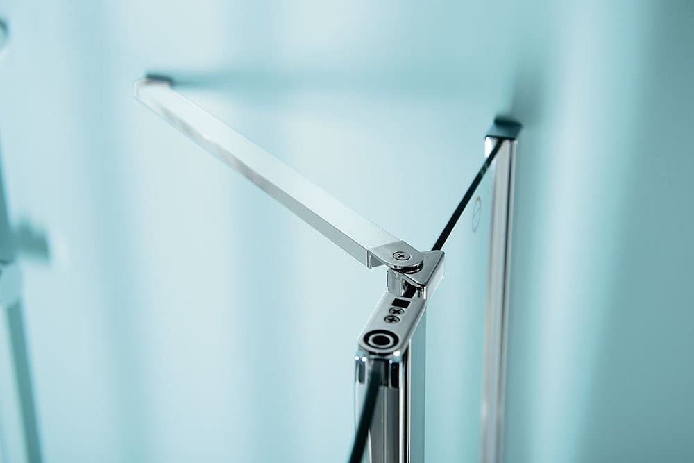 ZOOM drzwi prysznicowe 1800 mm, szkło hartowane z powłoką Antidrop