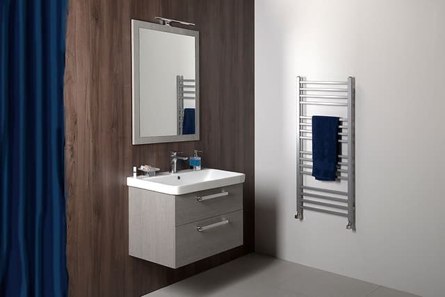 THEIA Szafka umywalkowa 101,4x43,5x44,2cm z 2 szufladami, dąb srebrny