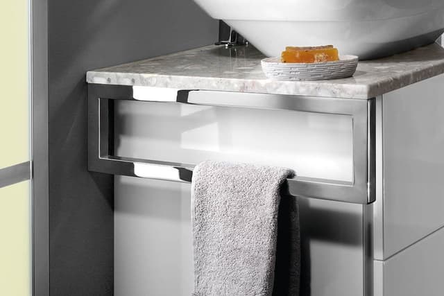 Wspornik 490x150x25mm, chrom, 1 szt