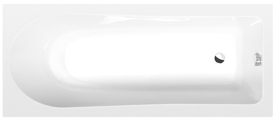 LISA wanna prostokątna 160x70x47 cm, akryl biały