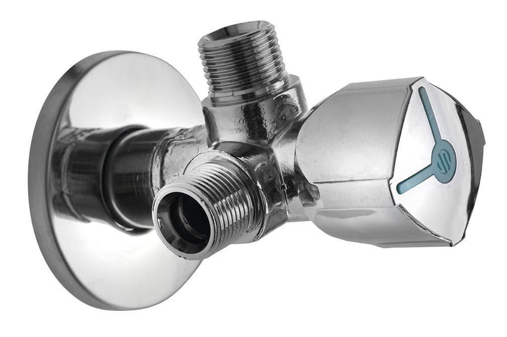 ARCO zawór kątowy podwójny A-80 1/2x3/8x3/8,dwudrożny, anticalc