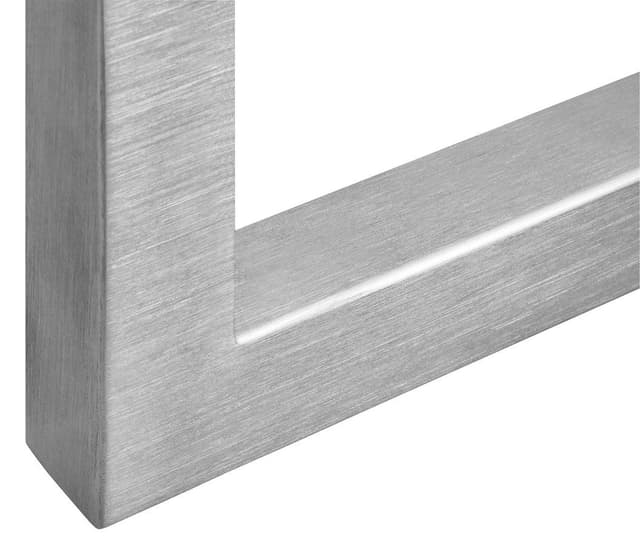 Wspornik stalowy nierdzewny matowy 490x150x30 mm, 1 sztuka