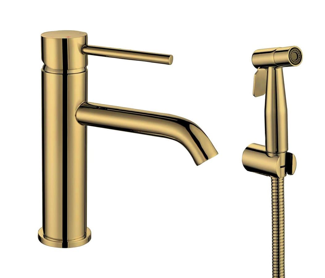 Baterie umywalkowe z prysznicem bidetowym