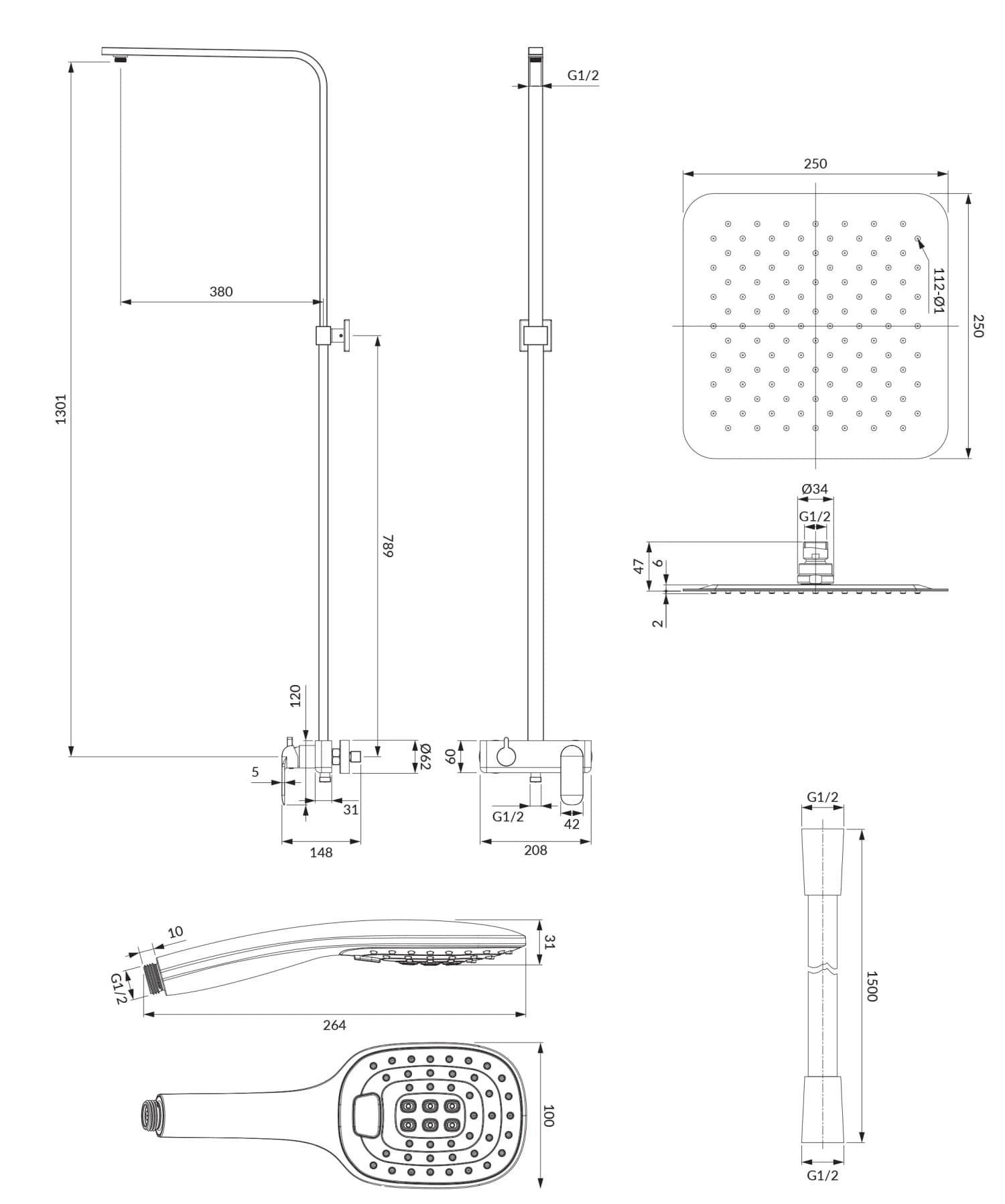 SC2344CR Rysunek techniczny