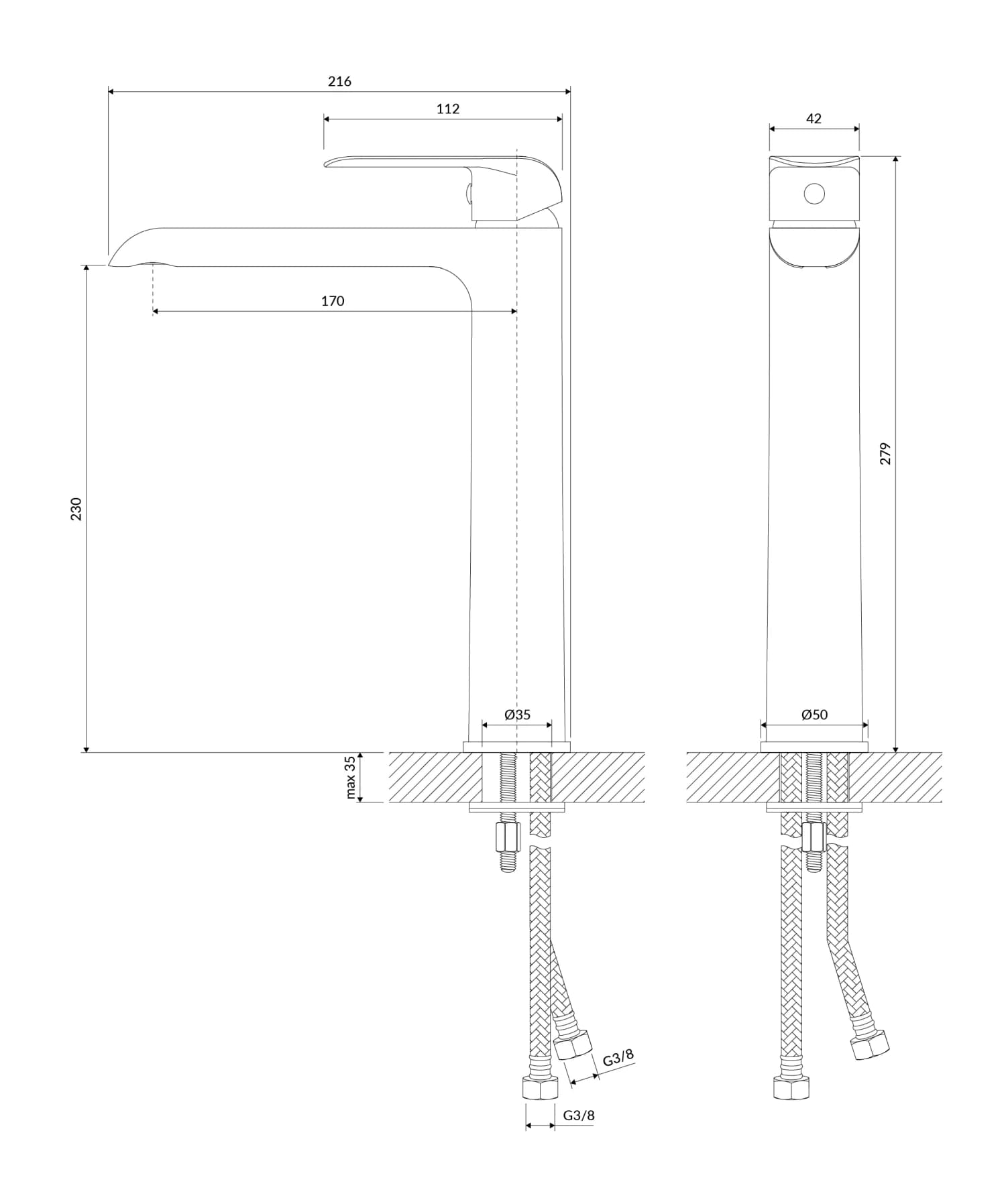 SC2312BL Rysunek techniczny