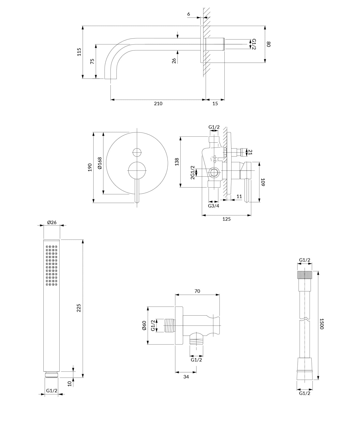 SYSYW01GLB Rysunek techniczny