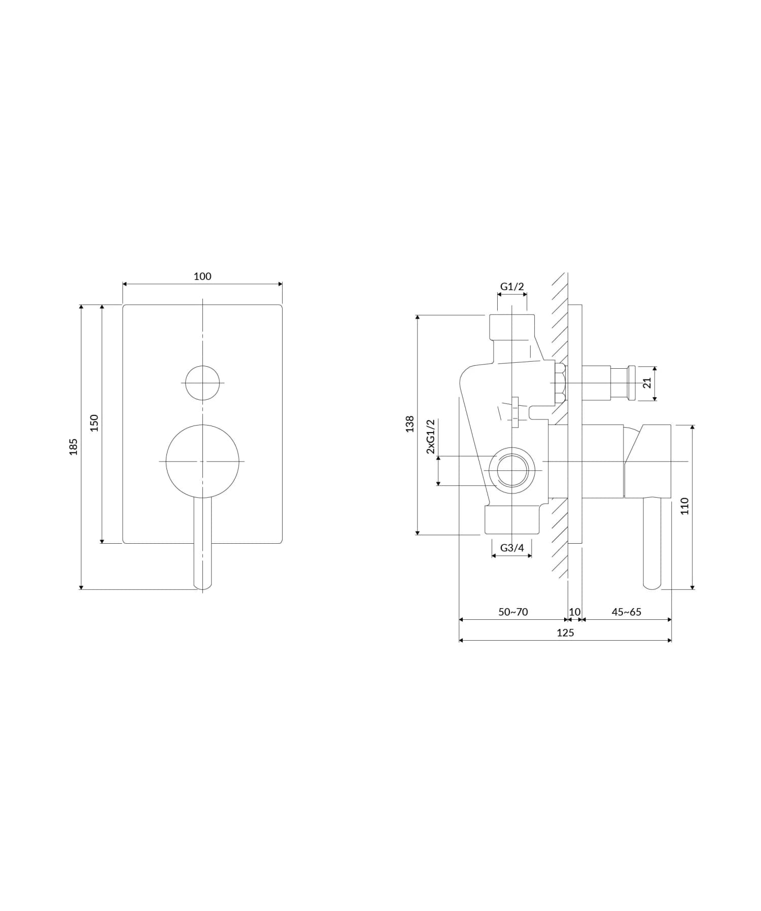 Y1235-KCR Rysunek techniczny