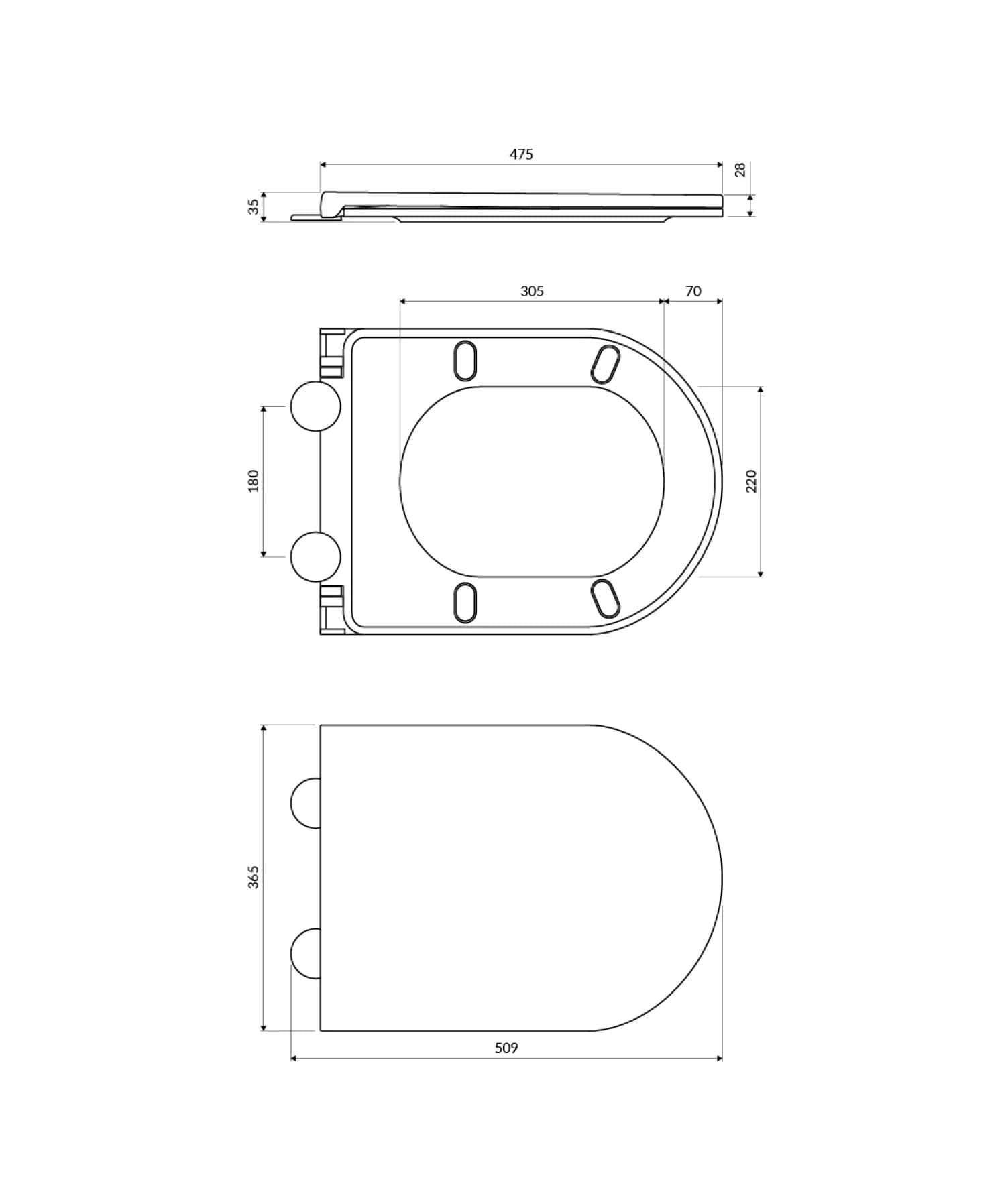 OTTAWACDEBP Rysunek techniczny