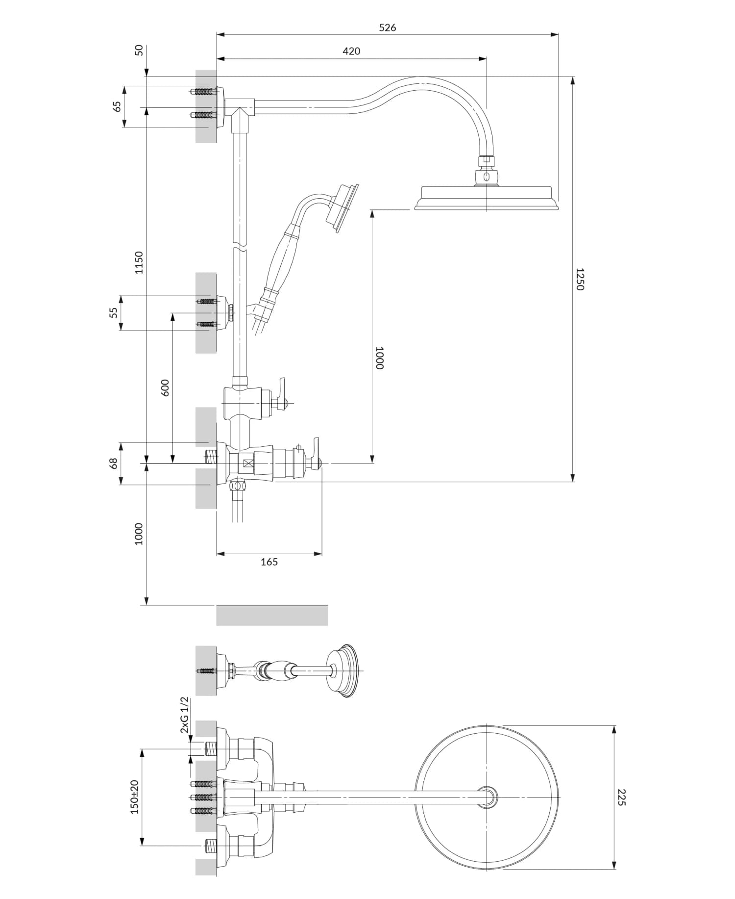 AM5244-6GL Rysunek techniczny
