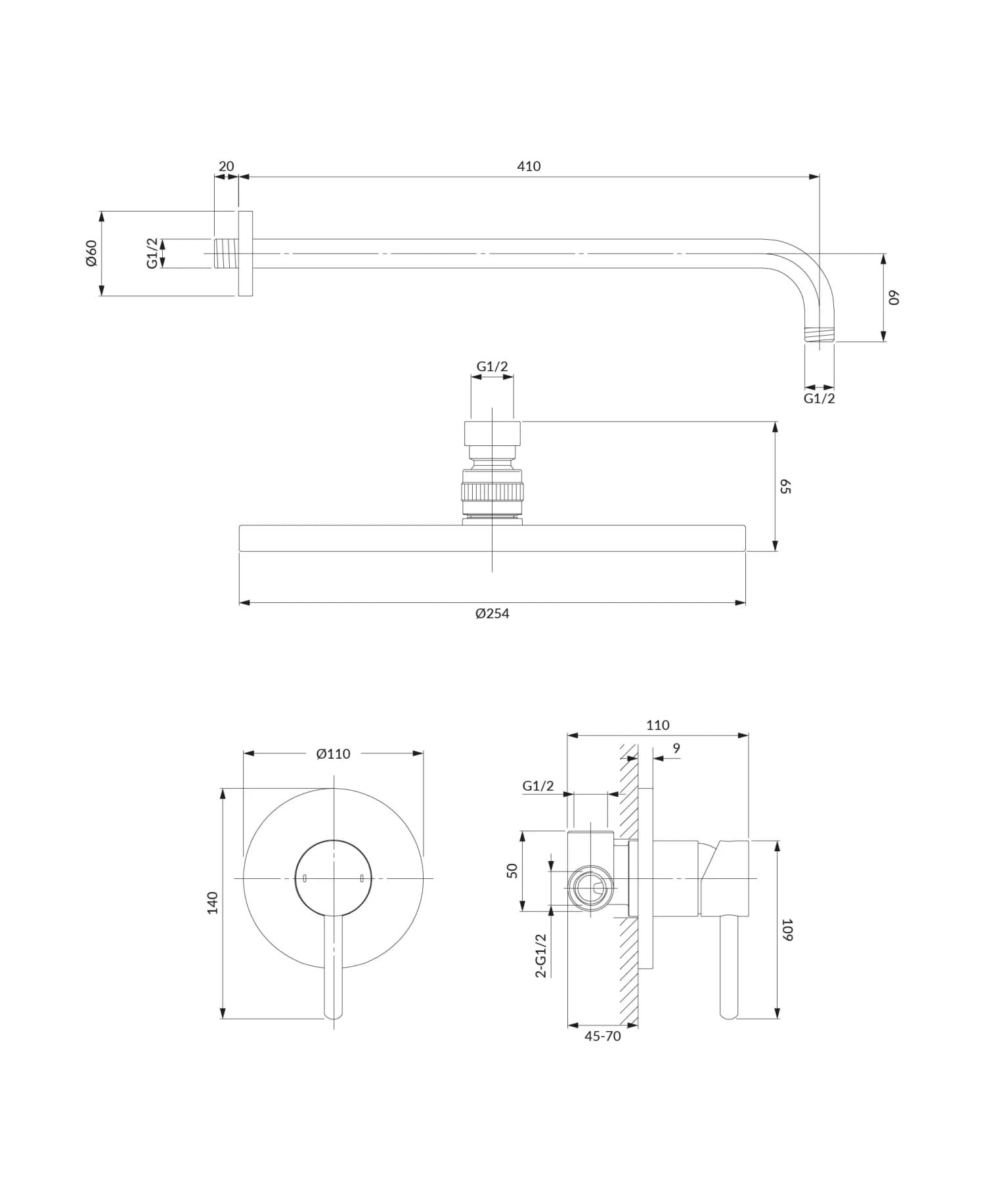 SYSY36BL Rysunek techniczny