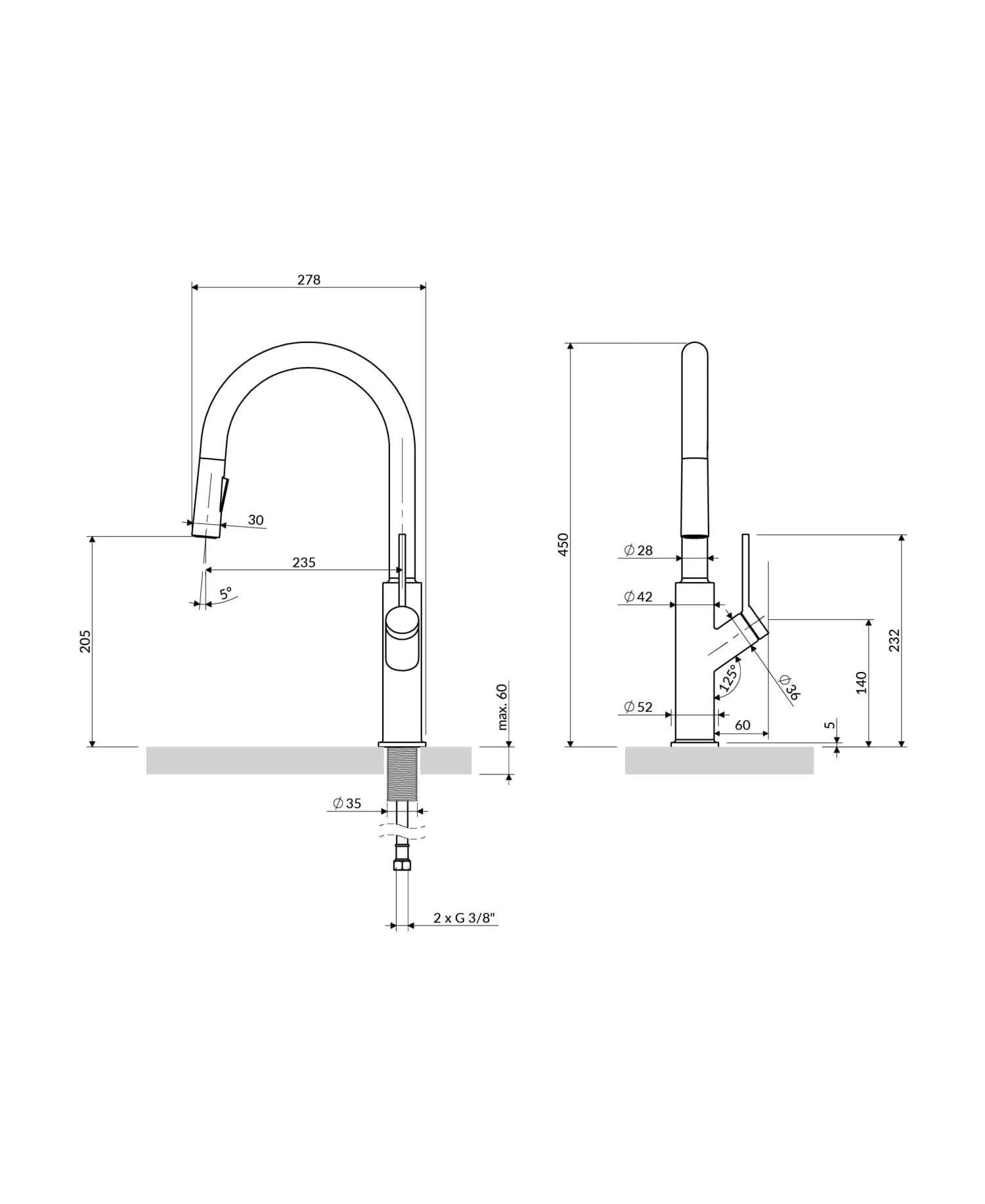 BE6455GR Rysunek techniczny