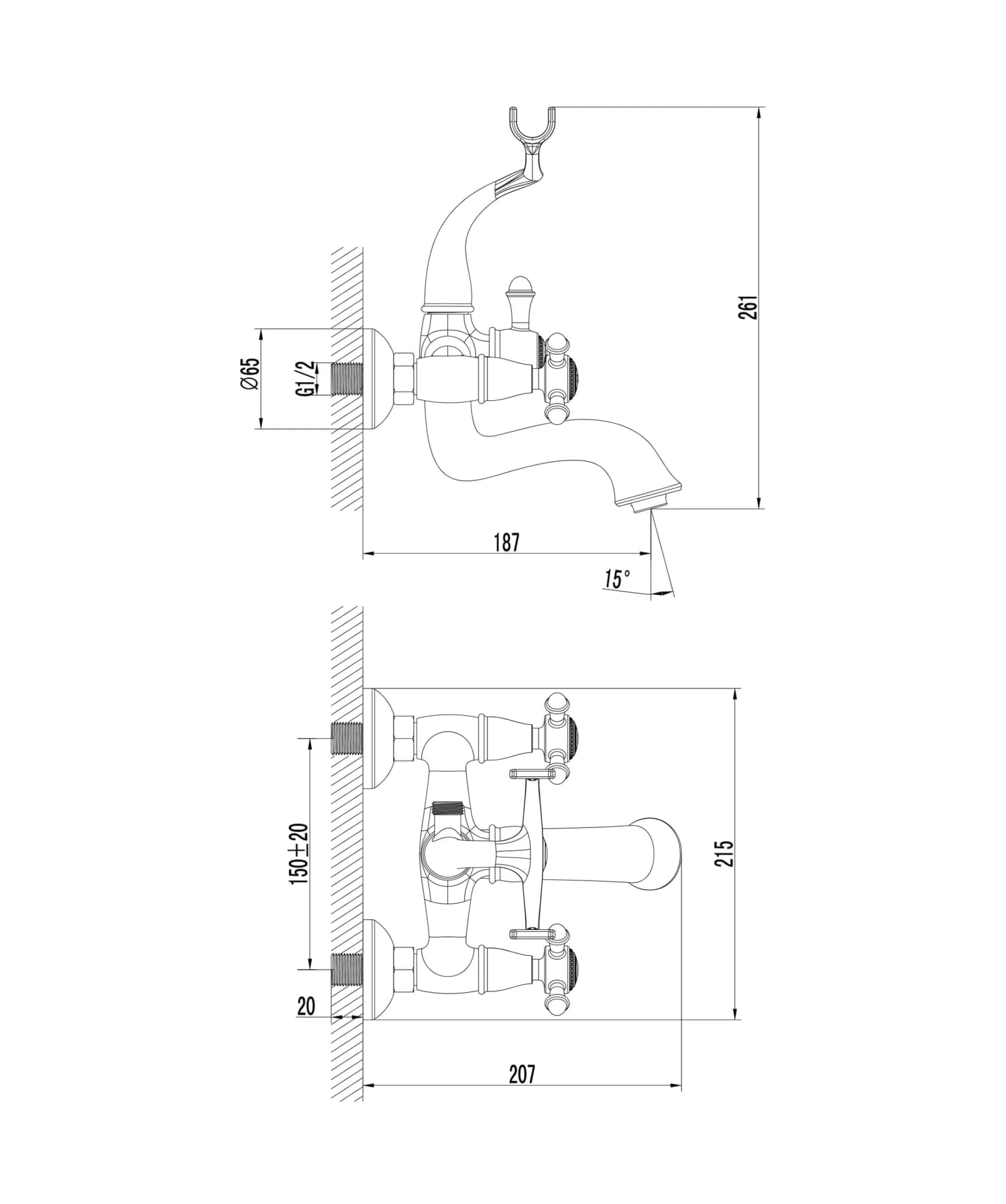 RE7231CR Rysunek techniczny