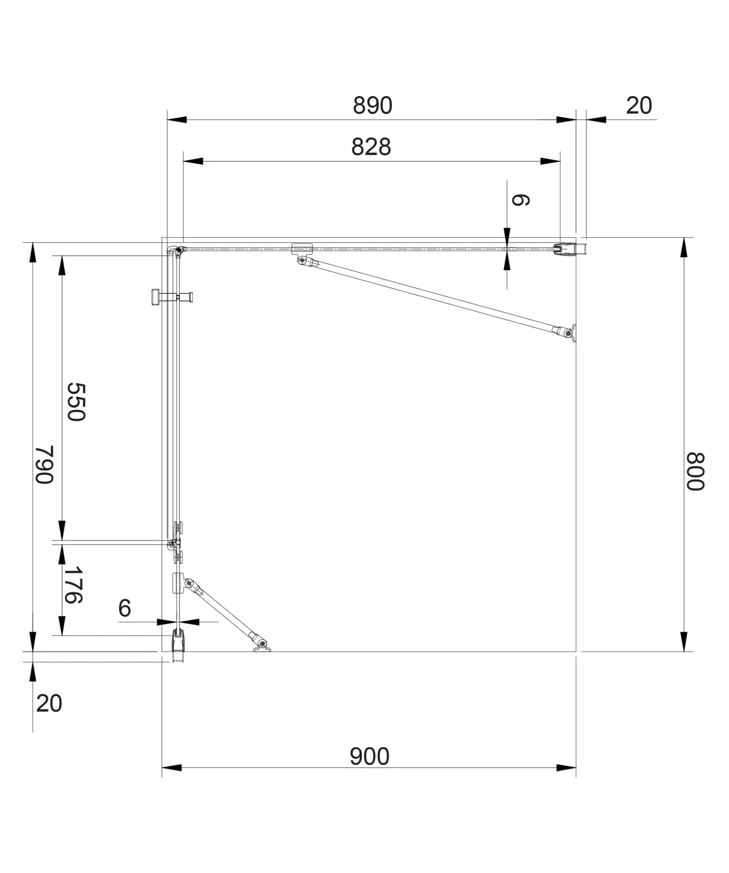 MH8090BLTR Rysunek techniczny