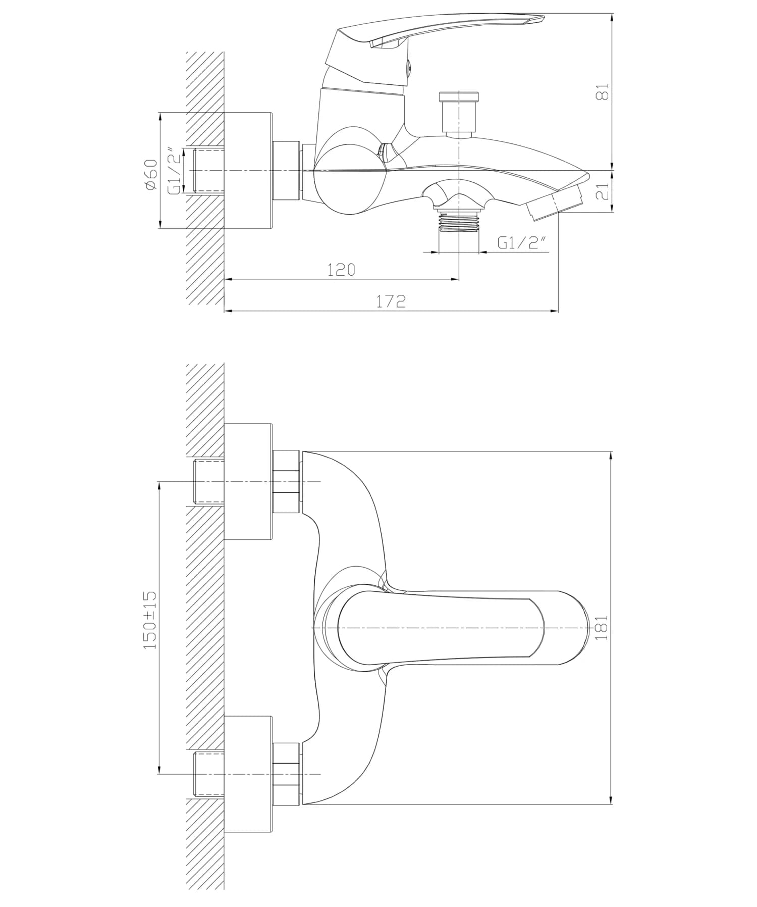 YK3330CR Rysunek techniczny