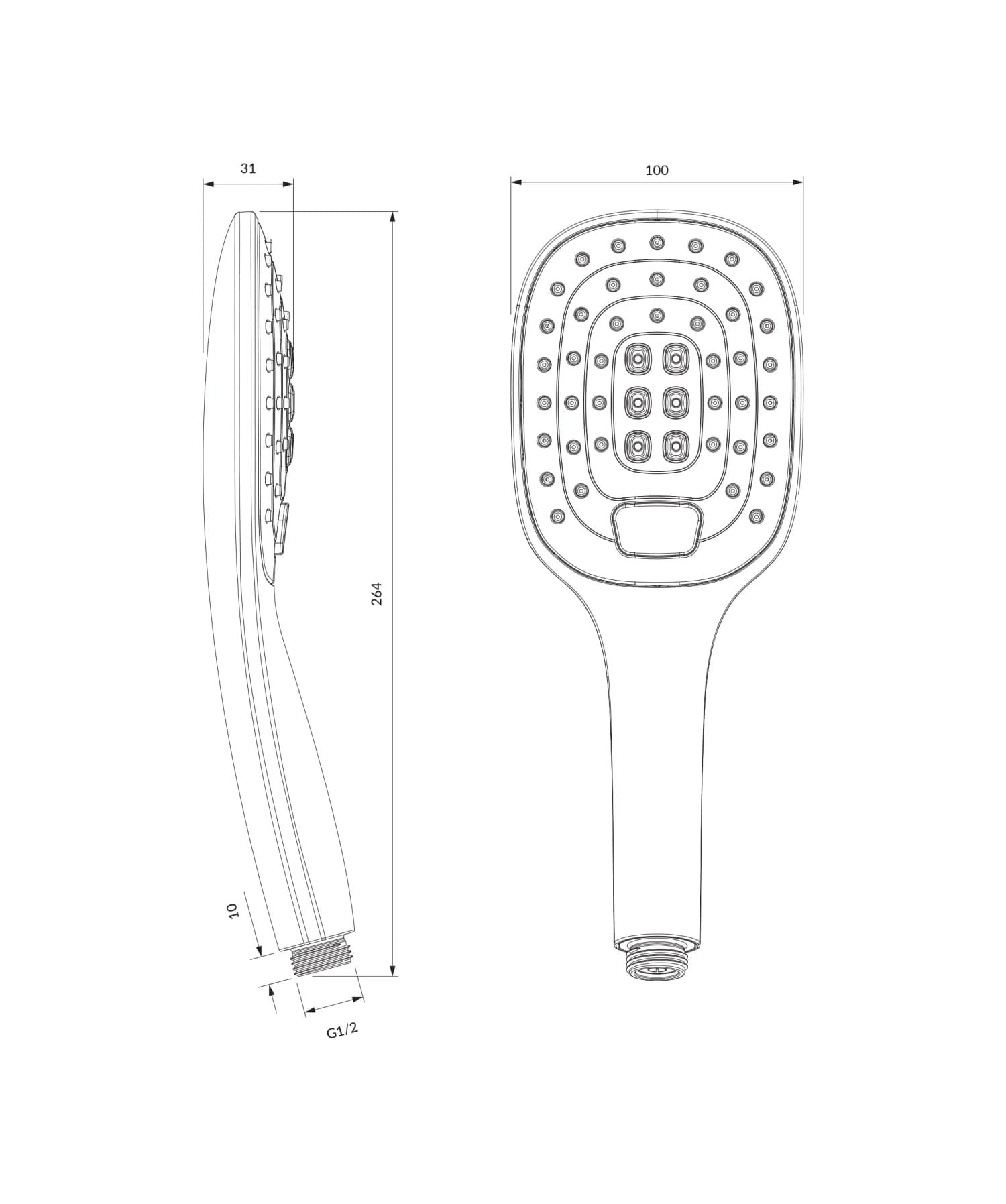 DAVISX-RCR Rysunek techniczny