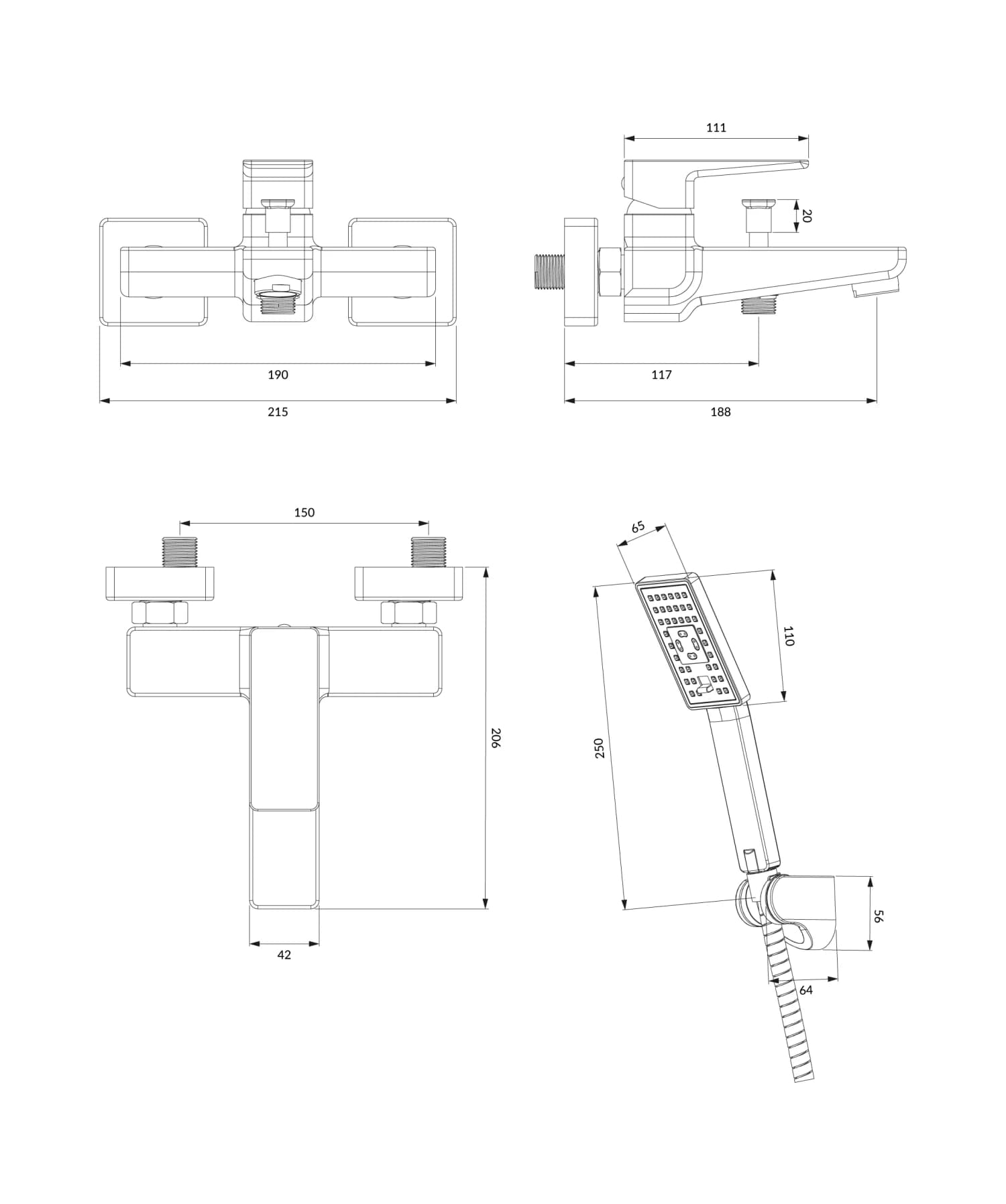 PM7431IN Rysunek techniczny
