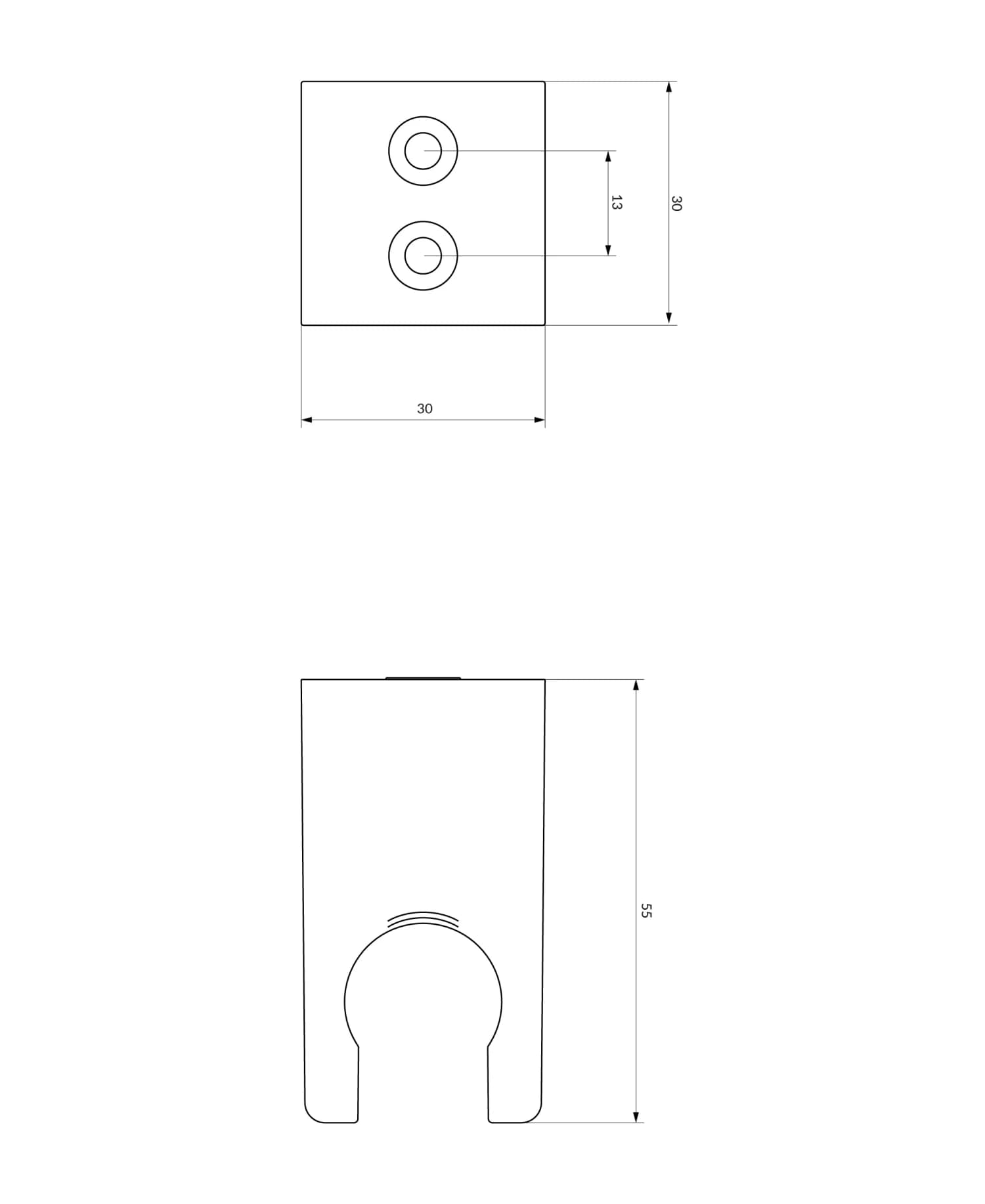2070CR Rysunek techniczny