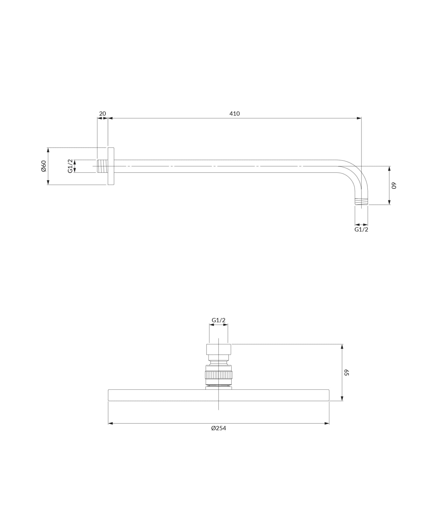 WGSET1BL Rysunek techniczny